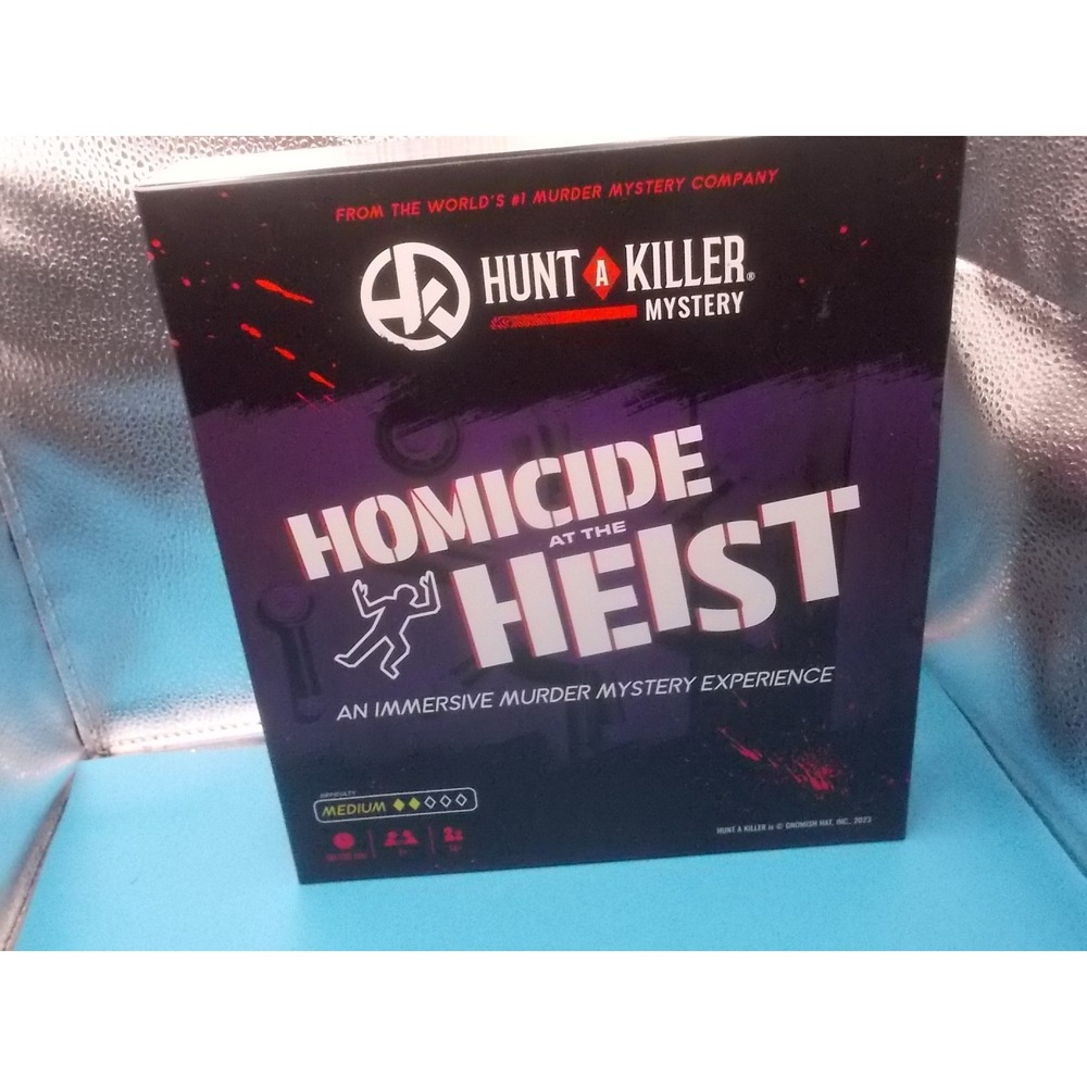 Hunt A Killer Homicide at the Heist Murder Mystery Game Immersive Investigation